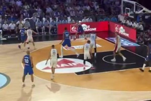 连帽约基奇！文班亚马vs塞尔维亚贡献18分5助2帽集锦