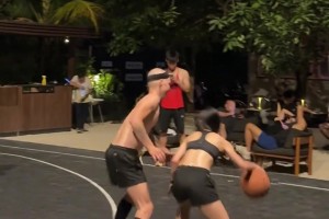 布姆凯脚后跟做球，拉克托尼马勒拉插上破门