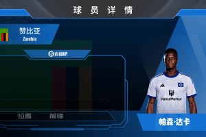 刚官宣！汉堡免签蓝狐27岁神锋达卡⚽️来看看赞比亚神锋集锦