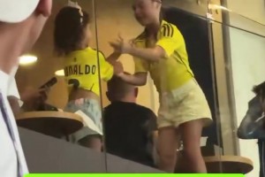 太可爱了！C罗女儿们模仿父亲当年和马塞洛的经典庆祝！
