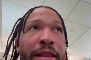 wow！2K27活动现场的文班，这气场太强了