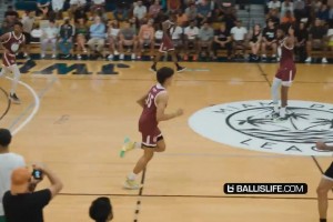 基因战士布泽尔15岁就曾与比斯利等NBA球员打的有来有回