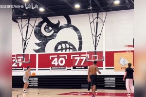 左手无弱将！张博源三分球训练29中25，一镜到底