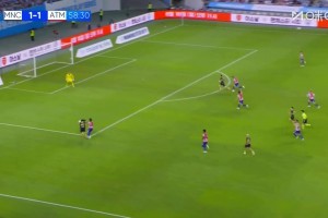 马尔穆什2分钟2球❗️曼城2-1反超马竞，塞梅尼奥助攻双响