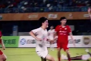 前国脚肇俊哲之子肇宸惟收获个人中甲首球！小伙子有机会去中超嘛